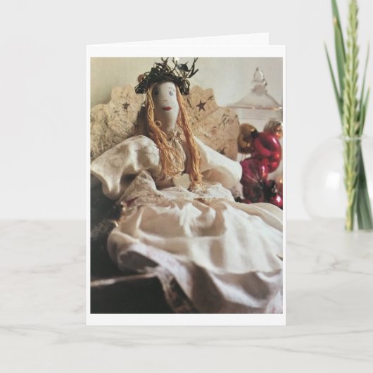 **ÜBER DIE MEILEN** BEI CHRISTMAS FEIERTAGSKARTE (Vorderseite)