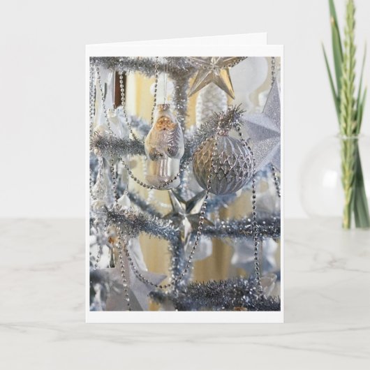 **ÜBER DIE MEILEN** BEI CHRISTMAS FEIERTAGSKARTE (Vorderseite)