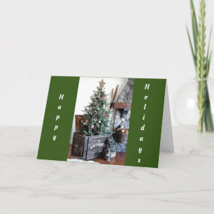 **ÜBER DIE MEILEN** & DENKEN SIE CHRISTMAS H FEIERTAGSKARTE
