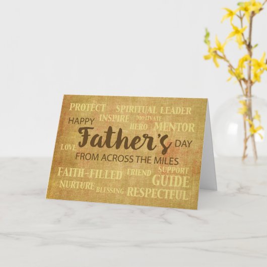 Über die Meilen hinweg die Qualitäten des religiös Karte (Gelbe Blume)