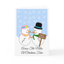 Über die Meilen hinweg Weihnachten