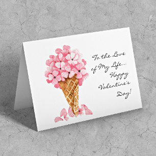 Über die Meilen, Ihn oder Sie, Valentinstag Karte