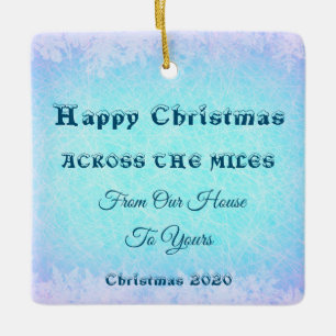 Über die Meilen Weihnachten von unserem Haus zu Ih Keramikornament