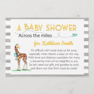 Über die Miles Baby Dusche Einladung