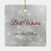 Über die Miles Christmas 2020 Schwester Keramikornament (Rückseite)