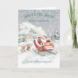 Über die Miles Santa Sleigh Weihnachten