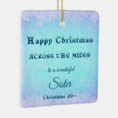 Über die Miles-weihnachtliche Schwester Keramikornament (Rechts)