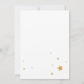 Über die Mond Babydusche laden Einladung (Rückseite)