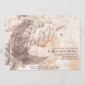 Über die Mond Gender Neutral Baby Dusche laden Einladung (Vorne/Hinten)