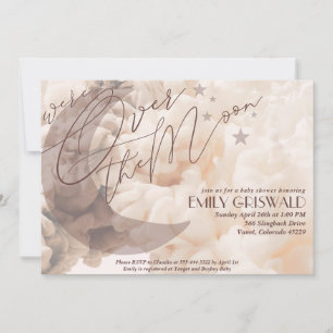 Über die Mond Gender Neutral Baby Dusche laden Einladung