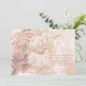 Über die Mond Girl Babydusche Einladung (Stehend Vorderseite)