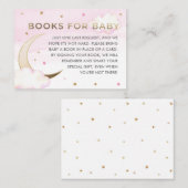 Über die Moon Book Request Insert Card (Vorne/Hinten)