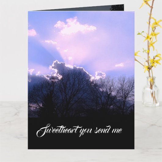 ÜBER DIE MUNDVATER-TAGESkarte Karte (Gelbe Blume)