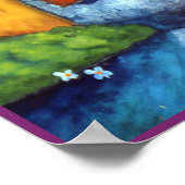 Über die Nacht Poster (Ecke)