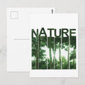 Über die Natur Postkarte (Vorne/Hinten)