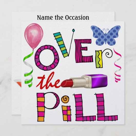 Über die Pille - SRF Einladung (Vorne/Hinten)