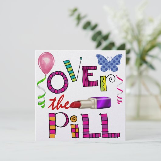 Über die Pille - SRF Einladung (Stehend Vorderseite)