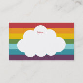 Über die Rainbow Mommy Card/Calling Card Telefonnummerkarte (Rückseite)