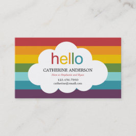 Über die Rainbow Mommy Card/Calling Card Telefonnummerkarte