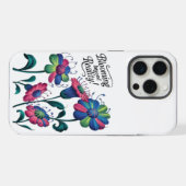 über die Realität hinaus blühen iPhone Hülle (Rückseite (Horizontal))