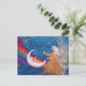 Über die Regenbogenbrücke Postkarte (Stehend Vorderseite)