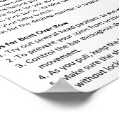 Über die Reihe gesprengt - Übung - Diagramm der Mu Poster (Ecke)