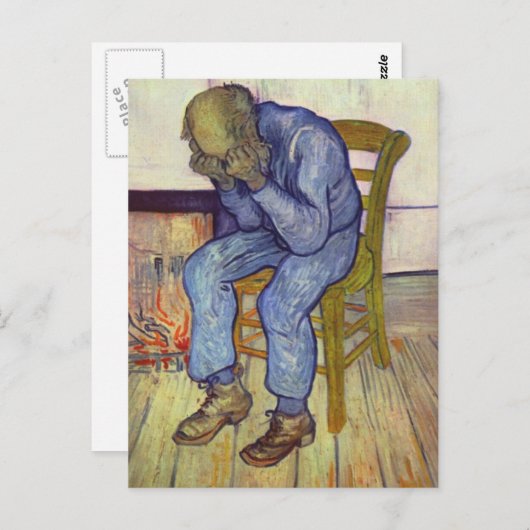 Über die Schwelle der Ewigkeit - Vincent Van Gogh Postkarte (Vorne/Hinten)