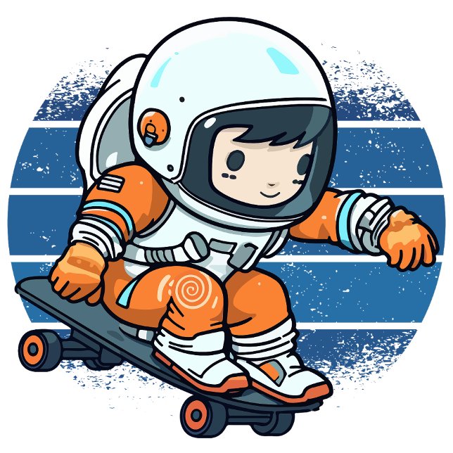 Über die Sterne hinaus Kissen ( Bouncing through Space with Joyful Curiosity)