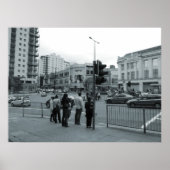 Über die Straße Poster (Vorne)