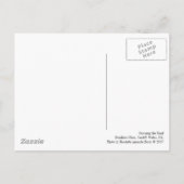 Über die Straße Postkarte (Rückseite)