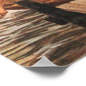 Über die Themse von James Tissot Poster (Ecke)