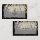 Über die Woods Gothic Business Card Visitenkarte (Vorne/Hinten)