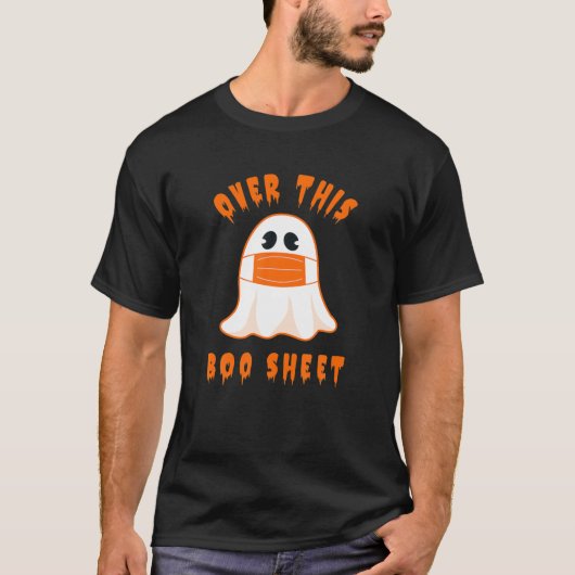 Über diesem Bootschild lustiges Halloween 2021 Gho T-Shirt (Vorderseite)