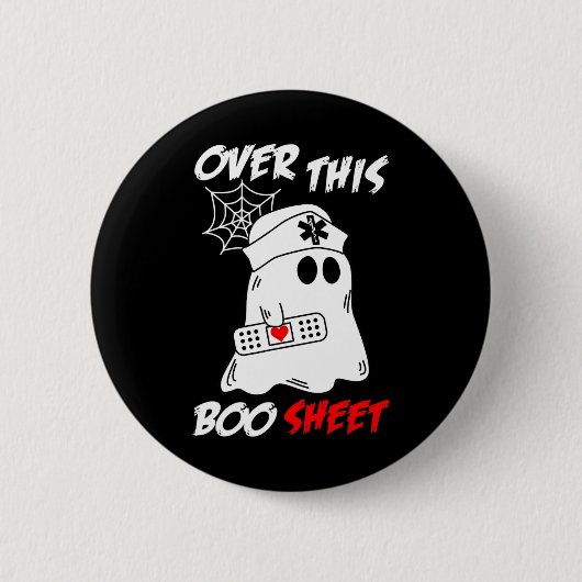 Über diesen Booblätter Fun Ghost Nurty Halloween Button (Vorderseite)