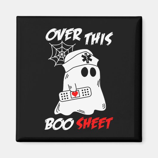 Über diesen Booblätter Fun Ghost Nurty Halloween Magnet (Vorne)