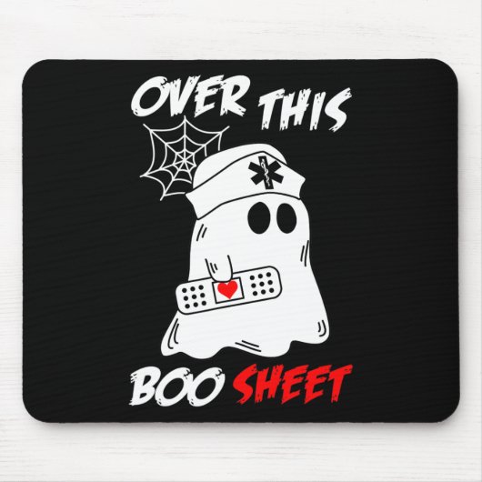 Über diesen Booblätter Fun Ghost Nurty Halloween Mousepad (Vorne)