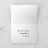 Über dir erträumt karte (Innenseite)