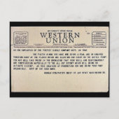 Über Direktleitung von der Gewerkschaft des Wester Postkarte (Vorderseite)