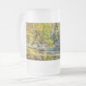 Über Dogwood Creek Mattiert Glass Beer Tasse (Vorderseite Links)