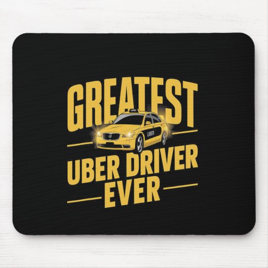 Uber Driver Eber Uber Driver Funny 1 Mousepad (Vorne)