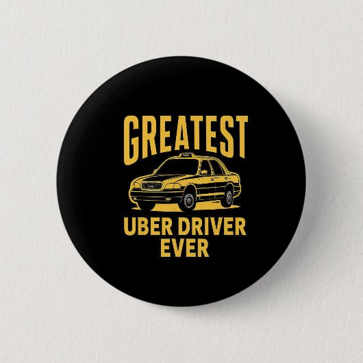 Uber Driver Eber Uber Driver Funny 3 Button (Vorderseite)
