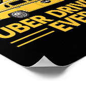 Uber Driver Eber Uber Driver Funny 4 Poster (Ecke)