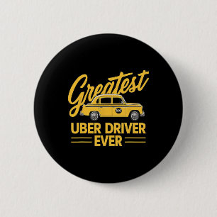 Uber Driver Eber Uber Driver Funny Button