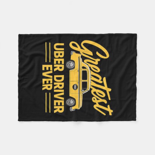 Uber Driver Eber Uber Driver Funny Fleecedecke (Vorderseite (Horizontal))