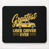 Uber Driver Eber Uber Driver Funny Mousepad (Vorne)