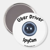 Uber Driver SpyCam Großmagnet Magnet (Vorderseite/Rückseite)