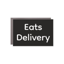 Uber Eats Delivery Driver Bumper Magnet