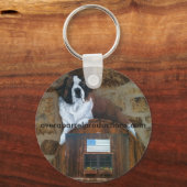 Über ein Barrel Saint-Logo Schlüsselanhänger (Vorderseite)