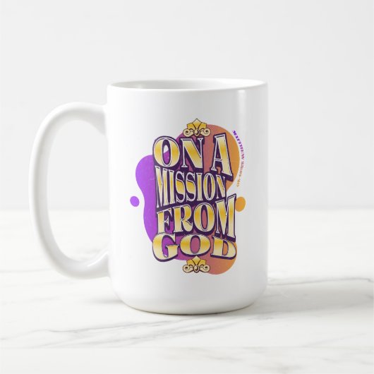 Über eine Mission von Gott - Matthew 28:19-20 Kaffeetasse (Links)