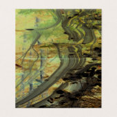 "Über einem Biber-Staudamm II" Abstrakt erweiterte (Außenseite Aufgefaltet)